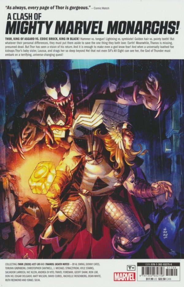 THOR VOL 05 THE LEGACY OF THANOS TP [9781302932756]