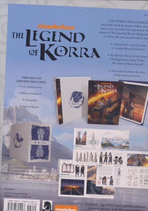 LEGEND OF KORRA THE ART OF THE ANIMATED SERIES VOL 01 AIR DELUXE EDITION HC [9781506721903] **promocja STOCK SALE**