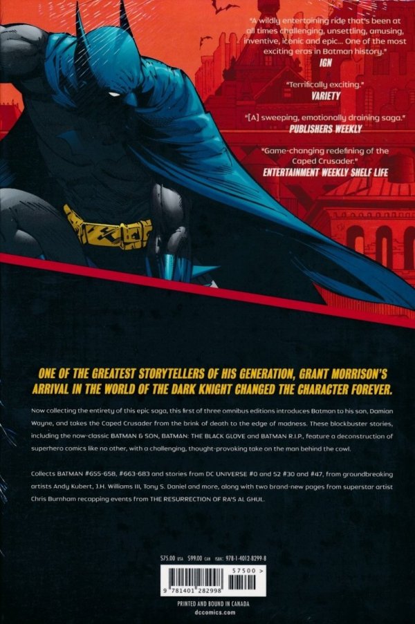 BATMAN BY GRANT MORRISON OMNIBUS VOL 01 HC [9781401282998] **OFERTA SPECJALNA**