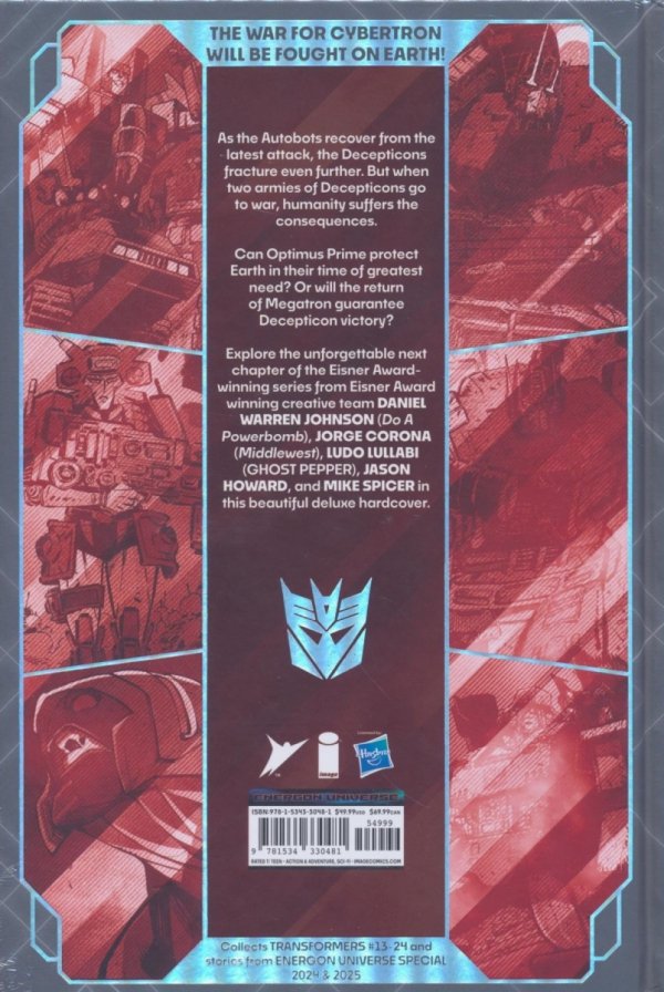 TRANSFORMERS DELUXE EDITION VOL 02 HC [STANDARD] [9781534330481]