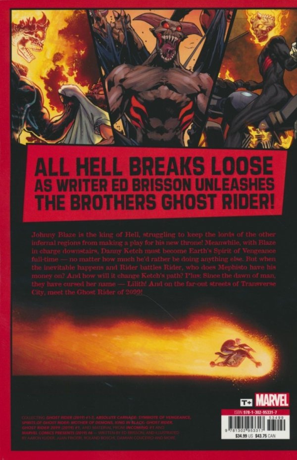 GHOST RIDER BY ED BRISSON TP [9781302953317] **OFERTA SPECJALNA**