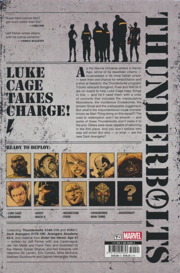 THUNDERBOLTS UNCAGED OMNIBUS HC [STANDARD] [9781302952853]