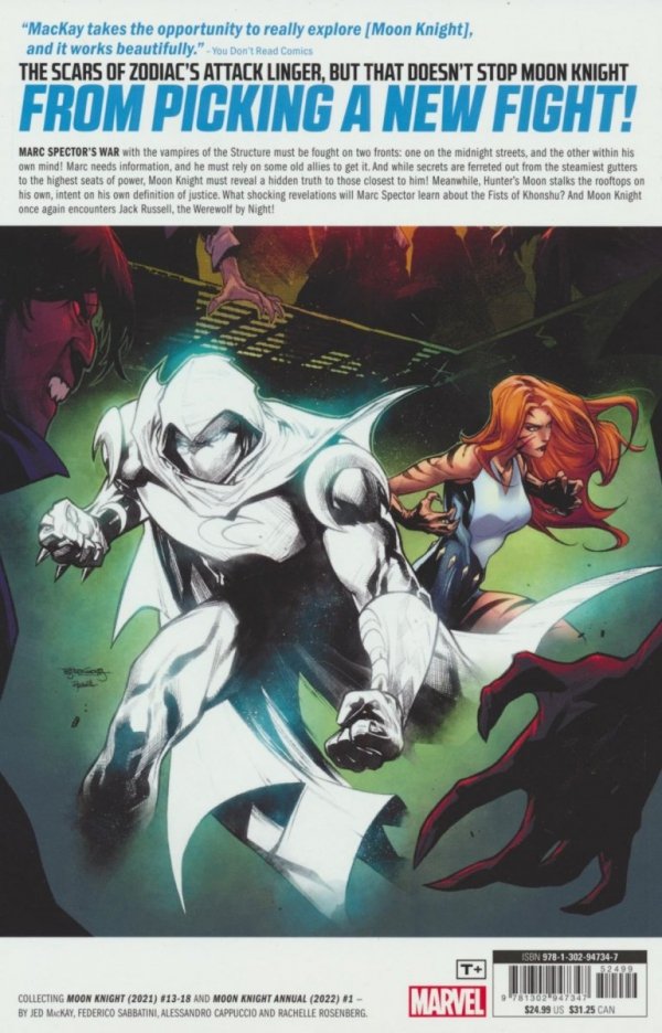 MOON KNIGHT VOL 03 HALFWAY TO SANITY TP [9781302947347]