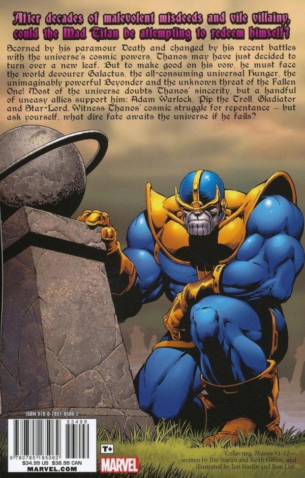 THANOS REDEMPTION TP [9780785185062]