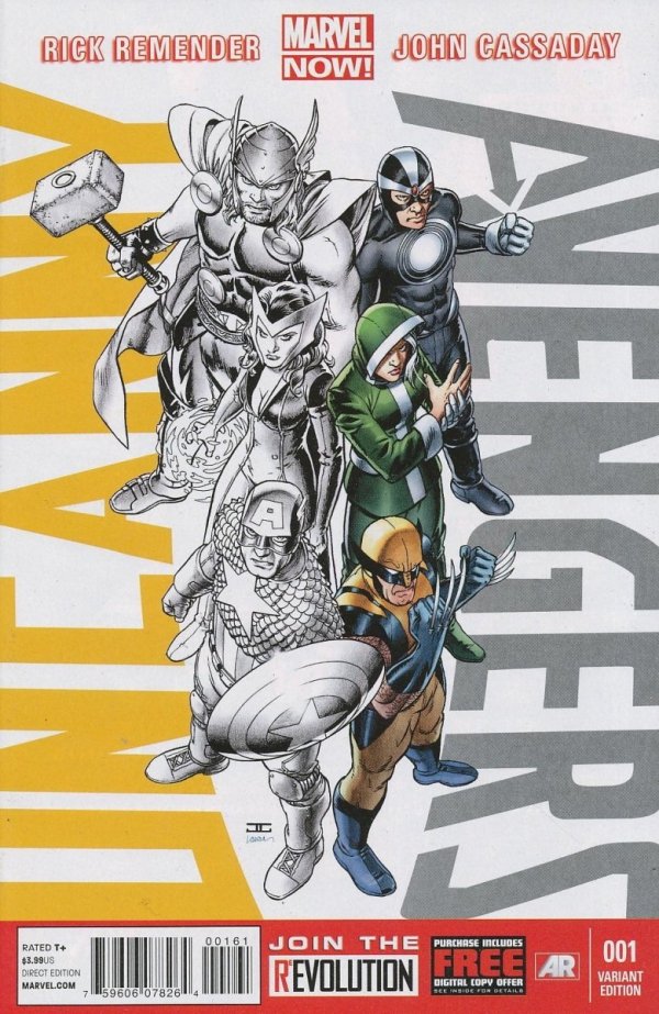 UNCANNY AVENGERS [07826] #01 CVR F [75960607826400161]