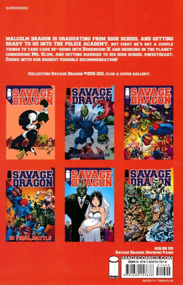 SAVAGE DRAGON GROWING PAINS TP [9781632157676] **OFERTA SPECJALNA**