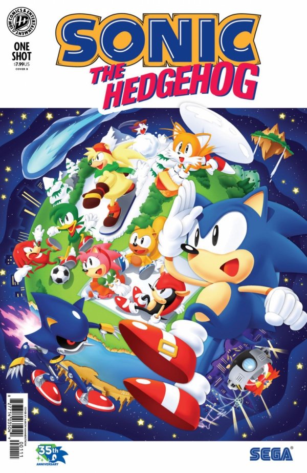SONIC THE HEDGEHOG 35TH ANNIVERSARY SPECIAL VARIANT B HAMMERSTROM [82771403504900121]