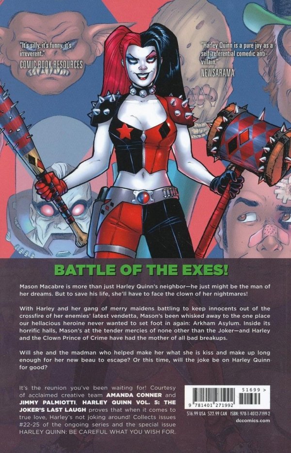 HARLEY QUINN VOL 05 THE JOKERS LAST LAUGH TP [9781401271992] **OFERTA SPECJALNA**