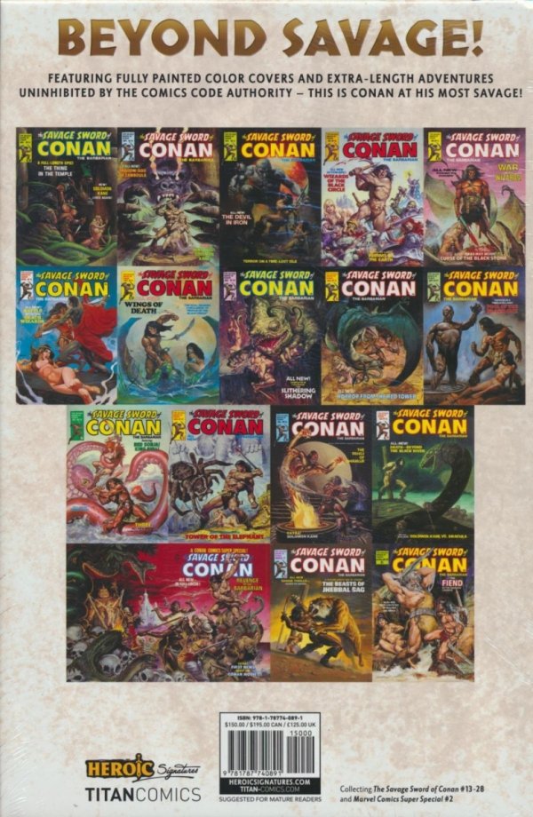SAVAGE SWORD OF CONAN THE ORIGINAL COMICS OMNIBUS VOL 02 HC [VARIANT] [9781787740891]