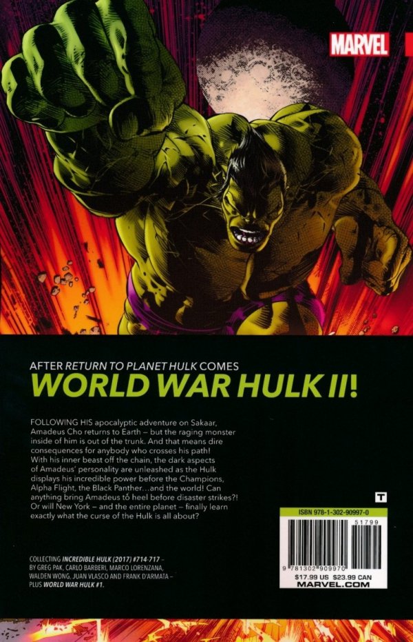 HULK WORLD WAR HULK II TP [9781302909970]