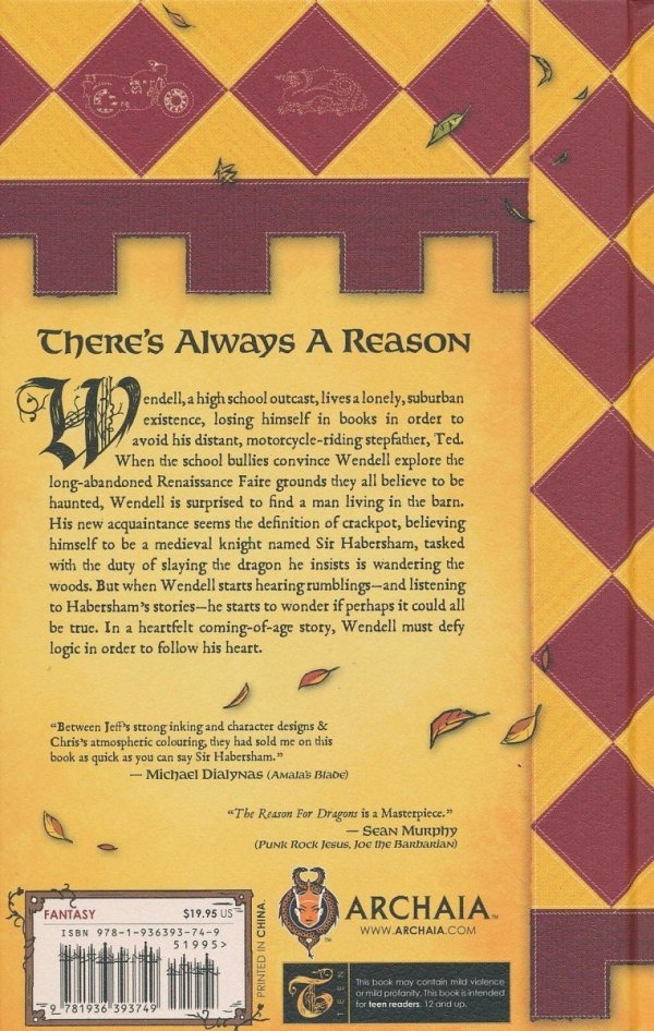 REASON FOR DRAGONS HC [9781936393749]