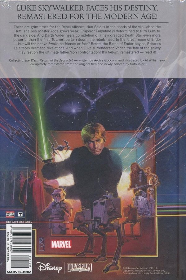 STAR WARS EPISODE VI RETURN OF THE JEDI HC [9780785193692]