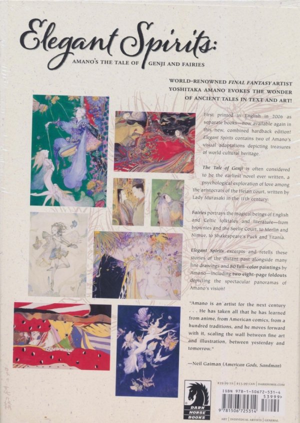 ELEGANT SPIRITS AMANOS TALE OF GENJI AND FAIRIES HC [9781506725314] **promocja TOMY**
