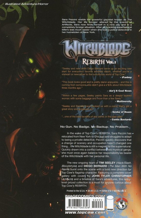 WITCHBLADE REBIRTH VOL 01 TP [9781607065326]