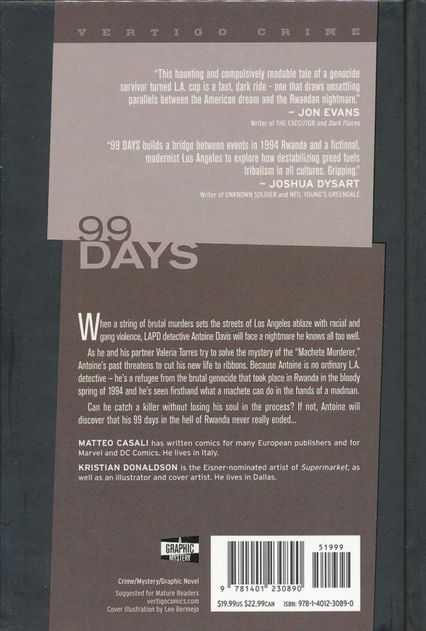 99 DAYS HC [9781401230890] **OFERTA SPECJALNA**