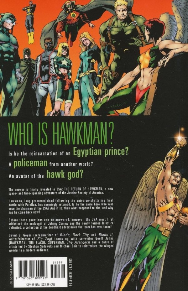 JSA VOL 03 THE RETURN OF HAWKMAN TP [9781563899126]