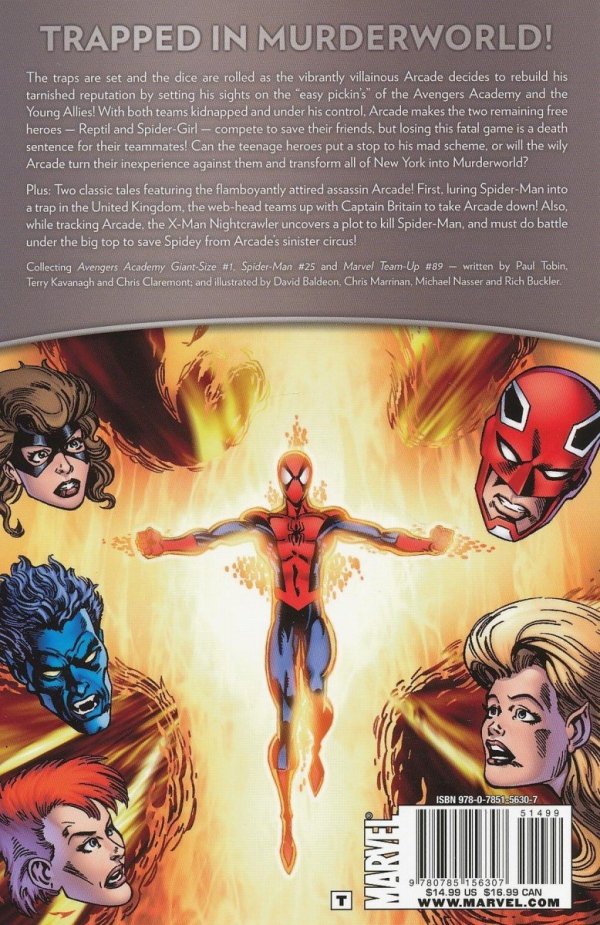 AVENGERS ACADEMY ARCADE DEATH GAME TP [9780785156307] **promocja TOMY**