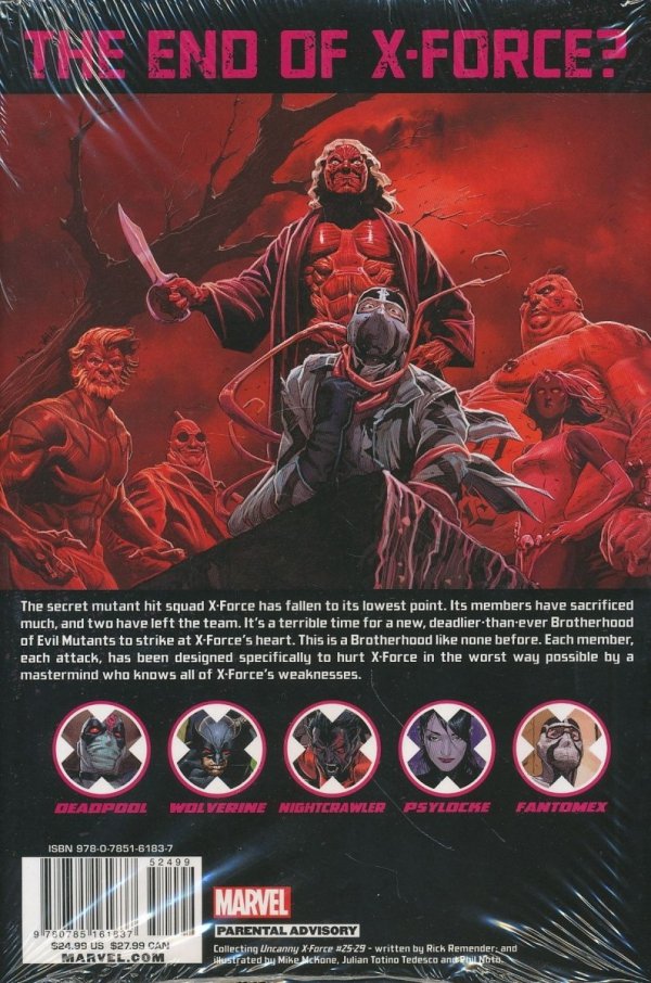 UNCANNY X-FORCE FINAL EXECUTION PART 1 HC [9780785161837]