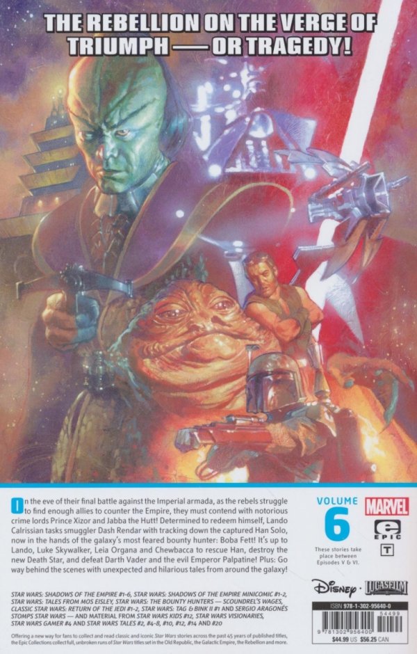 STAR WARS EPIC COLLECTION THE REBELLION VOL 06 TP [9781302956400]
