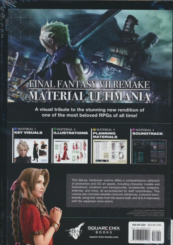 FINAL FANTASY VII REMAKE MATERIAL ULTIMANIA HC [9781646091218]