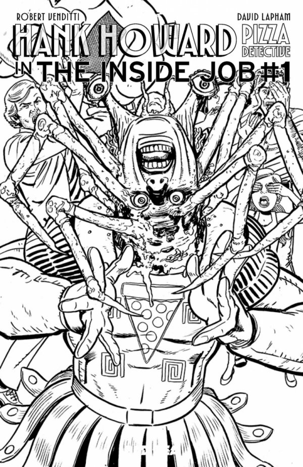 HANK HOWARD PIZZA DETECTIVE THE INSIDE JOB #1 ONE SHOT CVR E DAVID LAPHAM CARPENTER HOMAGE VAR [85001727747201051]