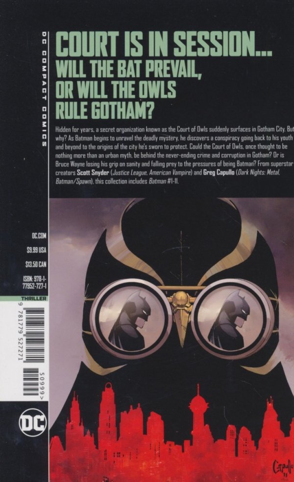 BATMAN THE COURT OF OWLS DC COMPACT COMICS EDITION TP [9781779527271]