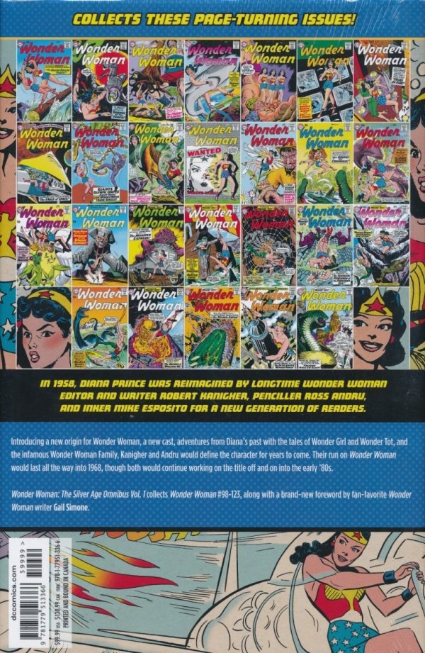 WONDER WOMAN THE SILVER AGE OMNIBUS VOL 01 HC [9781779513366]