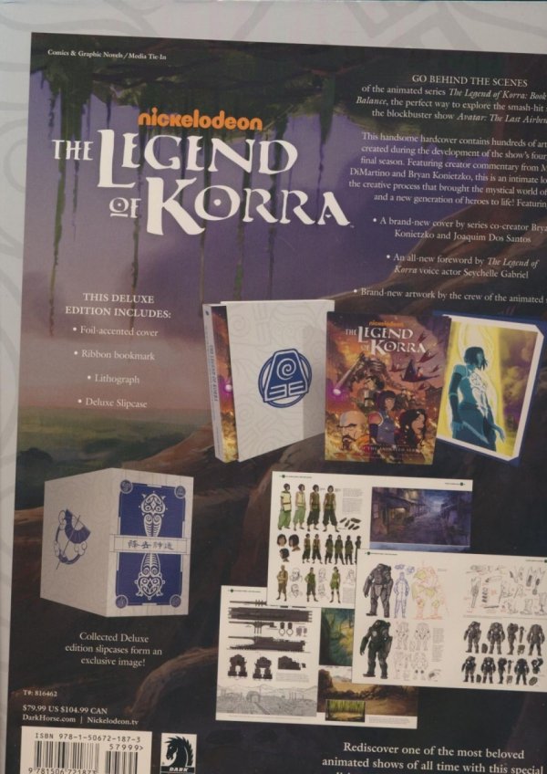 LEGEND OF KORRA THE ART OF THE ANIMATED SERIES VOL 04 BALANCE DELUXE EDITION HC [9781506721873]