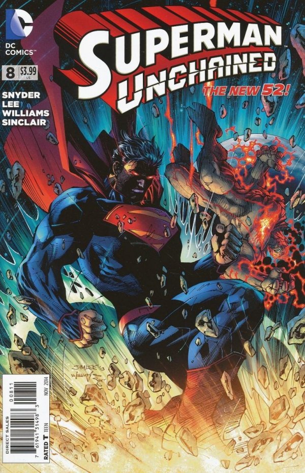 SUPERMAN UNCHAINED #08 CVR A [76194131498300811] **promocja ZESZYTY**