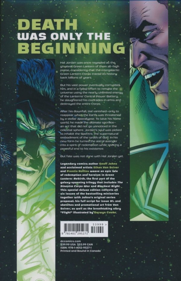 GREEN LANTERN REBIRTH DELUXE EDITION HC [9781401295271]