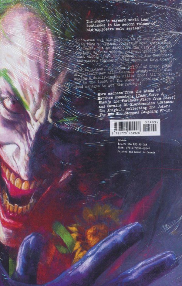 JOKER THE MAN WHO STOPPED LAUGHING VOL 02 HC [9781779524928]