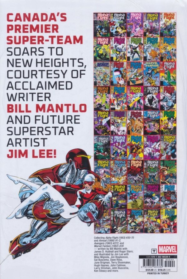 ALPHA FLIGHT BY MANTLO AND LEE OMNIBUS HC [STANDARD] [9781302965389]