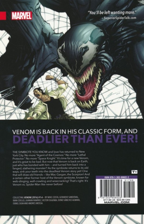 VENOM VOL 01 HOMECOMING TP [9781302906023]