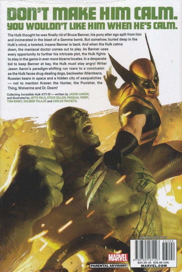 INCREDIBLE HULK BY JASON AARON VOL 02 HC [9780785161127]