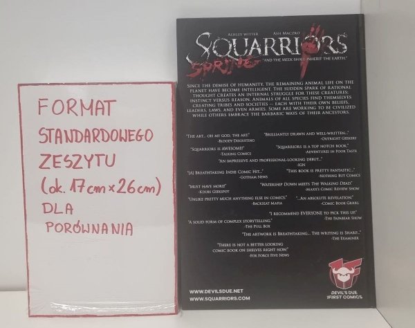 SQUARRIORS VOL 01 SPRING HC [9781618553058] **PROMOCJA SUPER SALE**
