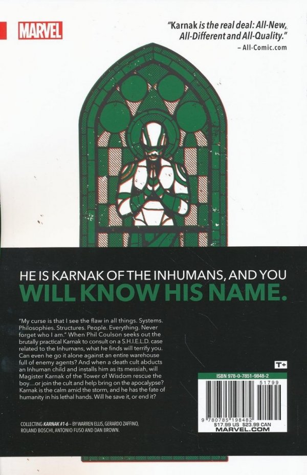 KARNAK THE FLAW IN ALL THINGS TP [9780785198482]