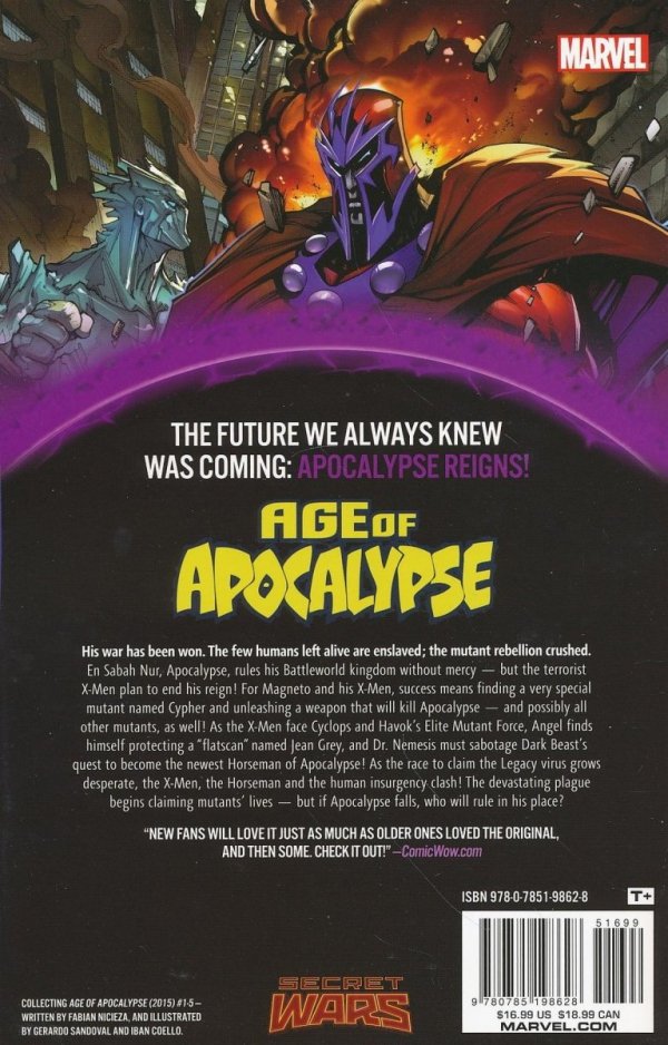 AGE OF APOCALYPSE WARZONES TP [9780785198628] **PROMOCJA TOMY**