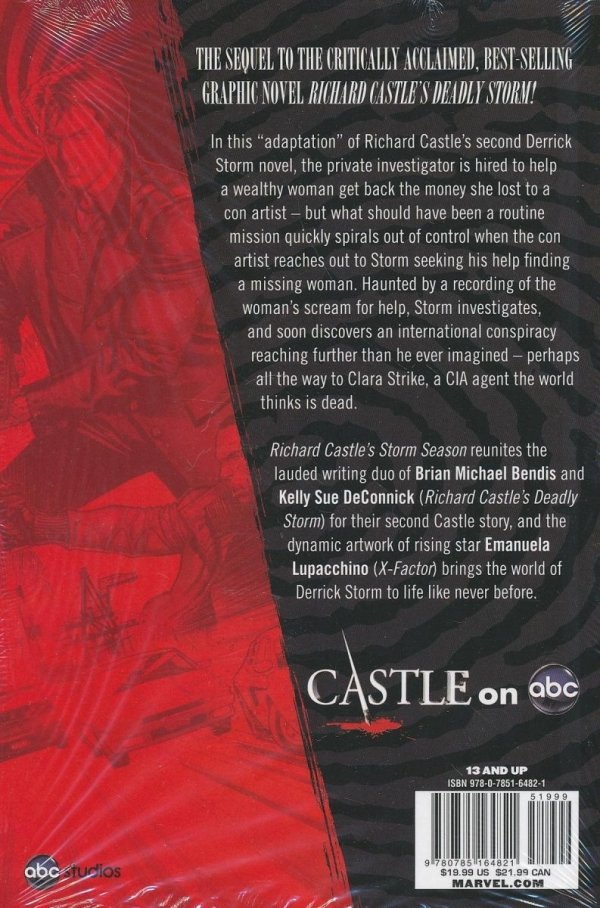 CASTLE RICHARD CASTLES STORM SEASON HC [9780785164821] **PROMOCJA TOMY**