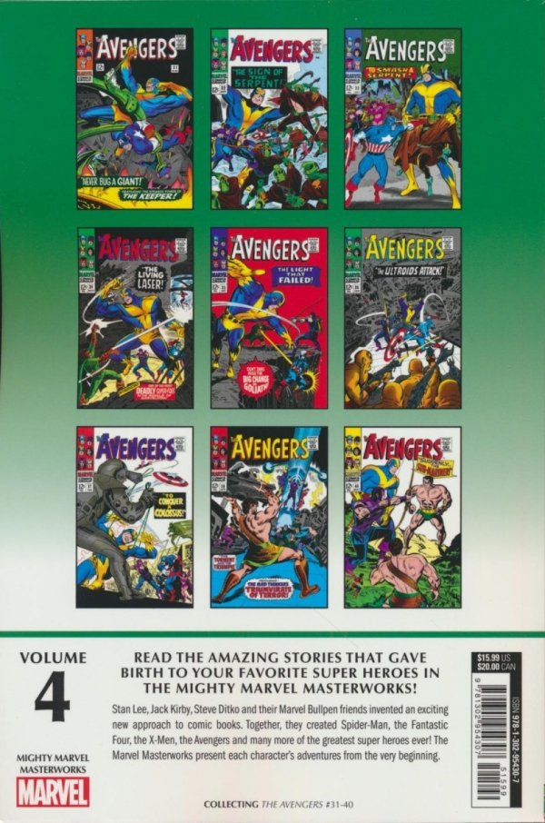 MIGHTY MARVEL MASTERWORKS THE AVENGERS THE SIGN OF THE SERPENT TP [STANDARD] [9781302954307] **promocja STOCK SALE**