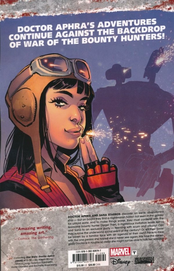 STAR WARS DOCTOR APHRA VOL 03 WAR OF THE BOUNTY HUNTERS TP [9781302928797] **promocja TOMY**