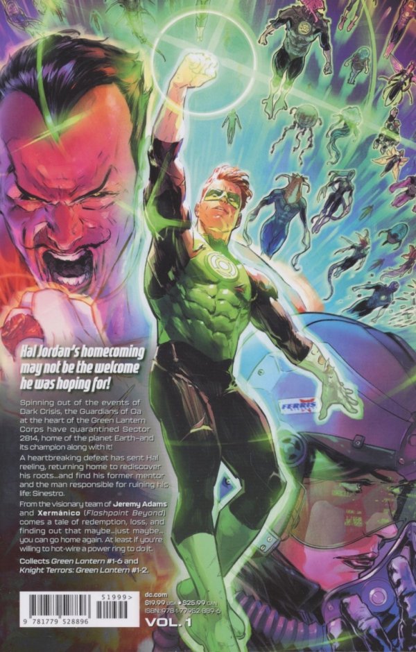GREEN LANTERN BVOL 01 ACK IN ACTION TP [VARIANT] [9781779528896]
