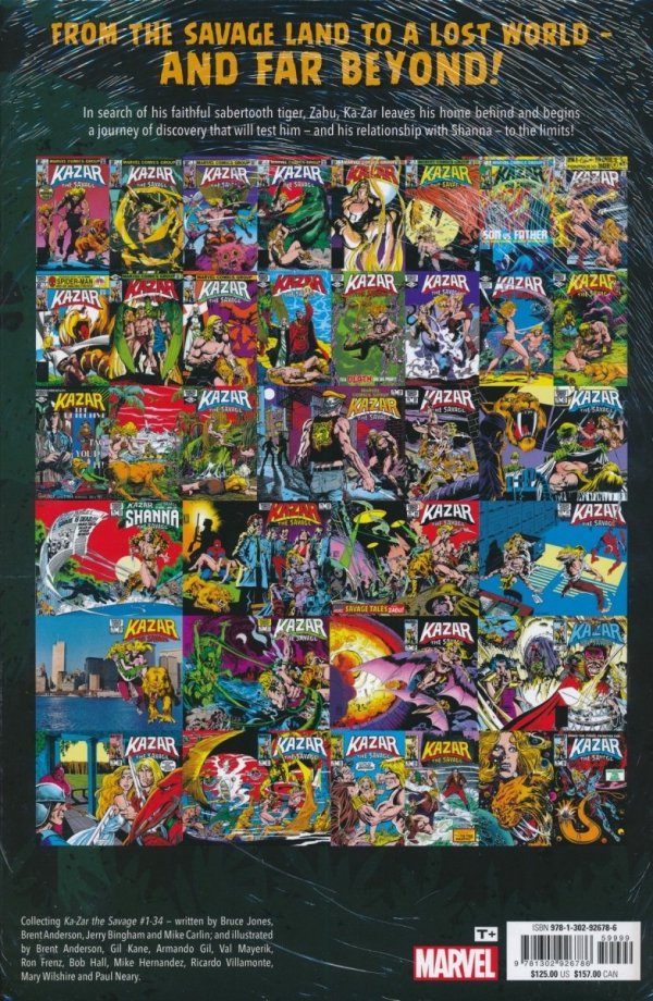 KA-ZAR THE SAVAGE OMNIBUS HC [STANDARD] [9781302926786] **OFERTA EKSPOZYCYJNA**