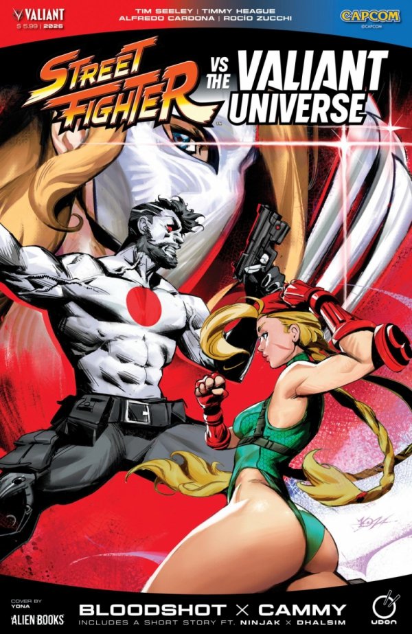 STREET FIGHTER VS THE VALIANT UNIVERSE SPECIAL VARIANT B YONAS [73238818694500121]