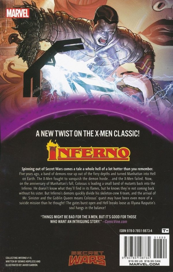 INFERNO WARZONES TP [9780785198734] **promocja TOMY**