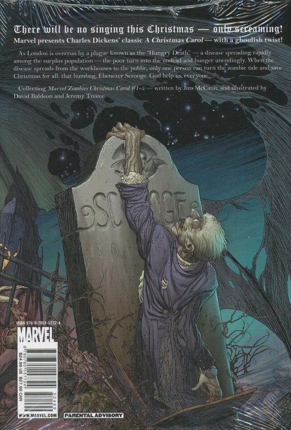 ZOMBIES CHRISTMAS CAROL HC [9780785157724] **promocja TOMY**