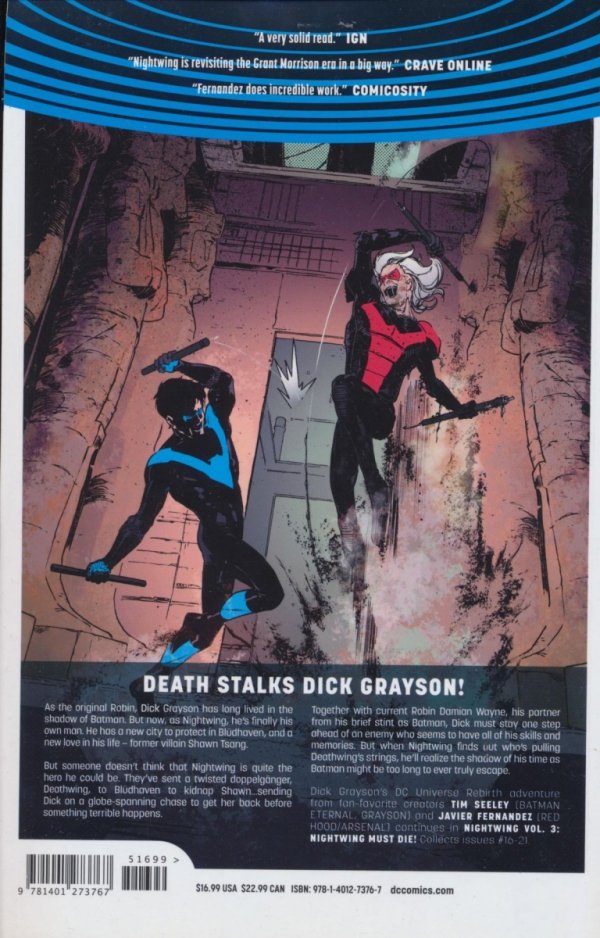 NIGHTWING VOL 03 NIGHTWING MUST DIE TP [9781401273767]