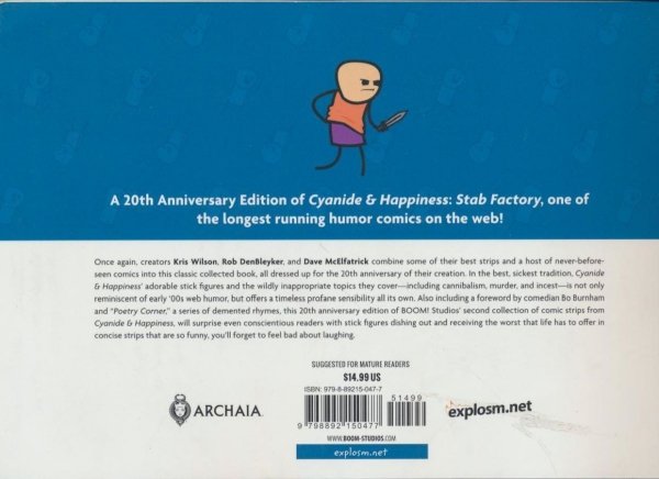 CYANIDE AND HAPPINESS STAB FACTORY 20TH ANNVERSARY EDITION TP [9798892150477] **OFERTA SPECJALNA**