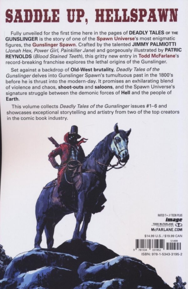 DEADLY TALES OF THE GUNSLINGER SPAWN VOL 01 TP [9781534331952]
