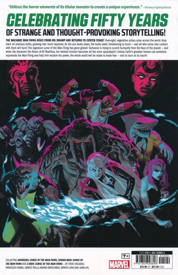 CURSE OF THE MAN-THING TP [9781302928896] **promocja TOMY**