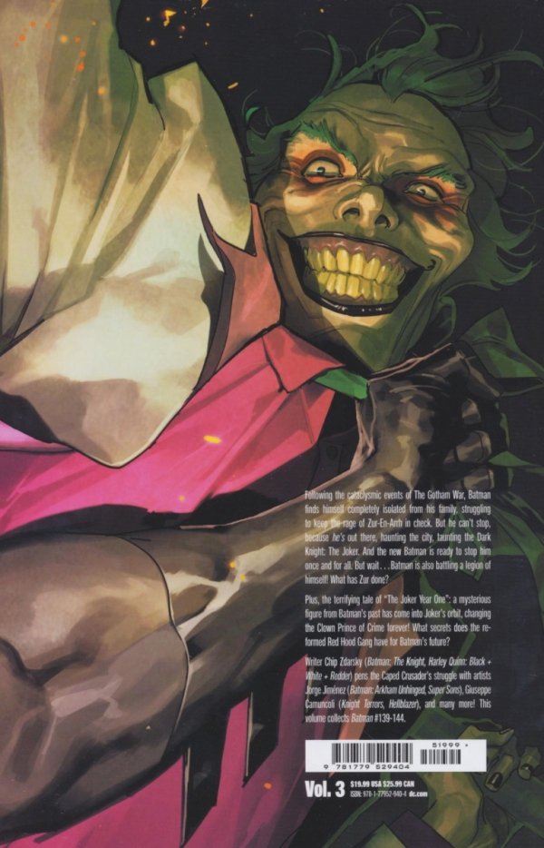 BATMAN VOL 03 THE JOKER YEAR ONE TP [9781779529404]